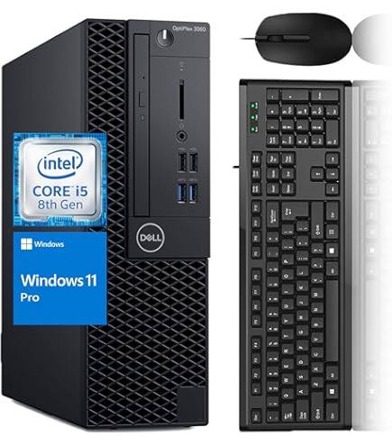 Amazon.com: Dell Optiplex 3060 SFF Desktop PC, Intel i5-8500 3.0
